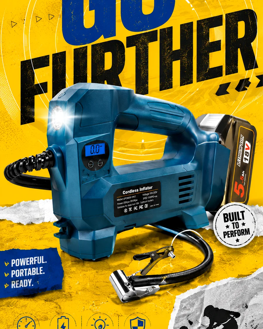 Cordless Tyre Inflator